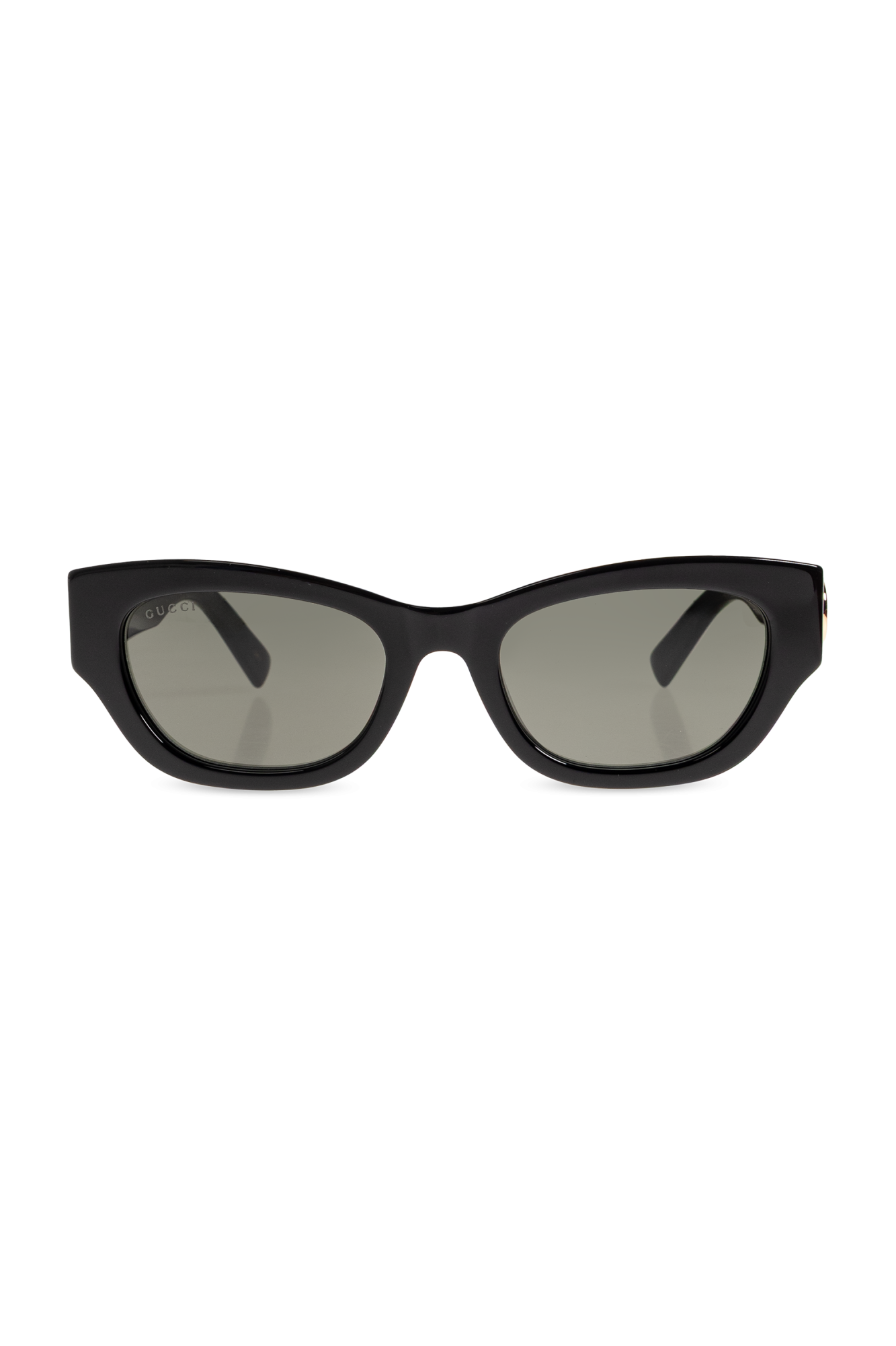 サングラス Gucci Embellished Acetate Sunglasses Oval Sunglasses Gucci Embellished Sunglasses GUCCI Crystal